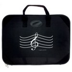 Aim AIM9610 Black G-Clef Briefcase