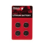 D'Addario PW-CR2032-04 Lithium Battery, 4-pack