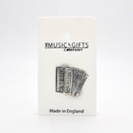 Music Gift MGM23 Pewter Pin - Accordion