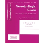 78 Duets for Flute and Clarinet Volume 1 - Easy to Medium (No. 1-55)