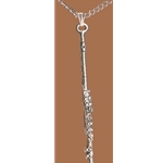 Music Gift PP4 Flute Pewter Necklace