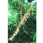 Music Treasures MT463010 Gold Clarinet Ornament