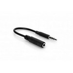 Hosa MHE-158 3.5 mm TRRS to Slim 3.5 mm TRRS, Headphone Adaptor