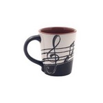 Aim AIM56165 Music Note Latte Mug (12oz.)