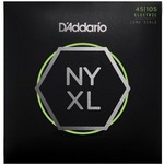 D'Addario NYXL45105 Electric Bass Strings, Long Scale, Light Top / Med Bottom