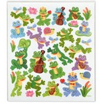 Aim AIM29597 Stickers Frogs & Snails W Upright Bass & Ukulele Glitter