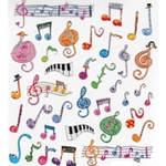 Aim AIM29519 Whimsy Music Stickers