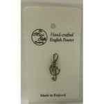 Music Gift MGM14 Treble Clef Pewter Pin