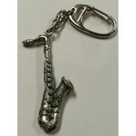 Music Gift KEY24 Saxophone Keychain Pewter