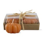 TAG TAG207517 Rustic Pumpkin Candle Set Of 4