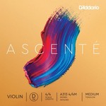 D'Addario Ascente Violin Single D String, Medium Tension