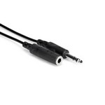 Hosa HPE-325 Headphone Extension Cable, 1/4 in TRS to 1/4 in TRS, 25 Feet