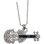 Aim N492 Necklace Viola/cello/bass Crystal Silver