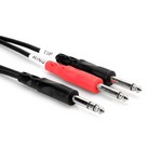 Hosa STP-2 1/4 in TRS to Dual 1/4 in TS Insert Cable