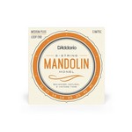 D'Addario EJM75C Mandolin Monel, Medium Plus, 11-41 Set
