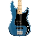 American Performer Precision Electric Bass Guitar, Maple Fingerboard, Satin Lake Placid Blue