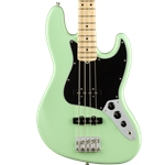 Fender American Performer Jazz Electric Bass Guitar, Maple Fingerboard, Satin Surf Green