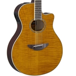 Yamaha APX600FM Thinline Acoustic/Electric Guitar, Amber, Beacock Music Exclusive