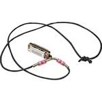 Hohner M38N-PI Mini Harmonica Necklace Pink Beads