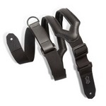 Levy's MRHSS-BLK 2" Black Garment Leather Cut-Out Right Height Series Strap with RipChord Technology