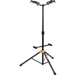 Hercules GS422BPLUS PLUS Series Universal AutoGrip Duo Guitar Stand with Foldable Backrest