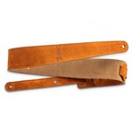 Taylor 4402-25 Guitar Strap, Honey, Embroidered Suede, 2.5"