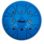 Amahi KLG6-6BL 6" Steel Tongue Drum Blue