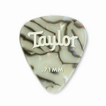 80735 Taylor Celluloid 351 Guitar Picks, Abalone, 12-Pack, .71mm