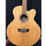 Used Dean EABC Cutaway Acoustic/Electric Bass with Bag