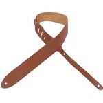 Levy's M12-WAL 2" Wide Walnut Leather Guitar Strap