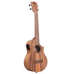 Kala KA-TK-T-CE Teak Tri-Top Tenor Uke with Electronics