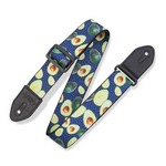 Levy's MP2FS 2" Wide Polyester Guitar Strap Fruit Salad Avocado Guitar Strap