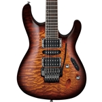 Ibanez S670QMDEB Quilted Maple Electric Guitar, Dragon Eye Burst