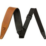Fender 0990694321 Right Height Leather Strap, Cognac