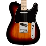 Squier Affinity Series Telecaster Electric Guitar, Maple Fingerboard, 3-Color Sunburst