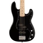 Squier Affinity Series Precision PJ Electric Bass Guitar, Maple Fingerboard, Black