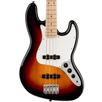 Squier Affinity Series Jazz Electric Bass Guitar, Maple Fingerboard, 3-Color Sunburst