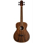 Lanikai FB-EBU Figured Bocote Electric Bass Ukulele with Truss Rod