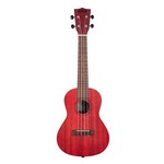 Kala KA-MRT-RED-C Watercolor Adobe Red Concert Ukulele