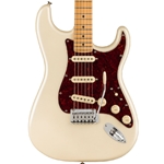 Fender Play Plus Stratocaster Electric Guitar, Maple Fingerboard, Olympic Pearl