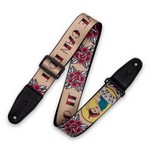 Levy's MPD2-125 2”-Wide Polyester Guitar Strap with American Neo-Traditional Rosie the Riveter Motif