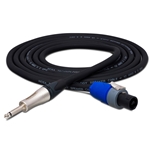 Hosa SKT-250Q Edge Speaker Cable, Neutrik speakON to 1/4 in TS, 50 ft