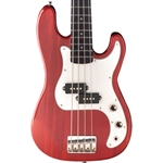 Oscar Schmidt OSB-400C-TR-A P-Style Electric Bass Red