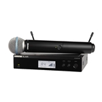 Shure BLX24R/B58-H10 Wireless System with Rackmountable Receiver and Beta 58A Microphone Capsule Band H10
