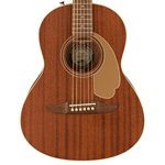 Fender Sonoran Mini Acoustic Guitar, All Mahogany
