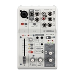 Yamaha AG03MK2W White 3-Channel Mixer/USB Interface for IOS/Mac/PC