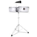 LP LPA256 Aspire 13" and 14" Steel Timbales with Stand