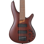 Ibanez SR505E SR Standard Electric Bass Guitar, Brown Mahogany