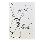 Music Gift GC08 Greeting Card - Good Luck