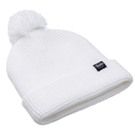 3703 Taylor Pom Beanie, White